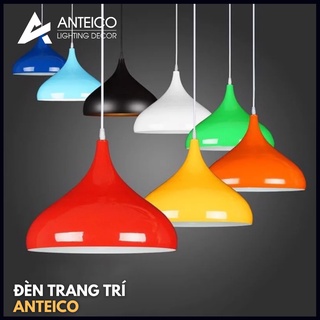 Đèn thả chao giọt nước  Fi-D320 mm đầy đủ phụ kiện lắp đặt nhiều loại màu khác nhau giá rẻ Anteico đèn trang trí giá rẻ