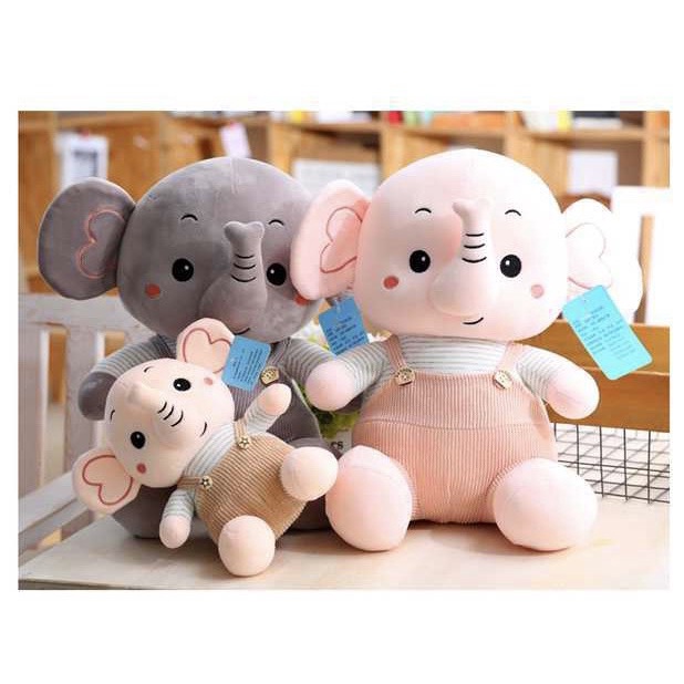Voi Con Nhồi Bông Cute - Voi Bông Cao Cấp Size 25cm