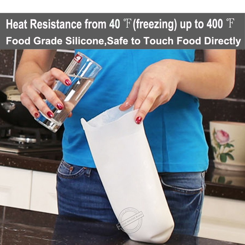 Túi Nhồi Bột Walfos Bằng Silicone Mềm Kích Thước 20x31cm