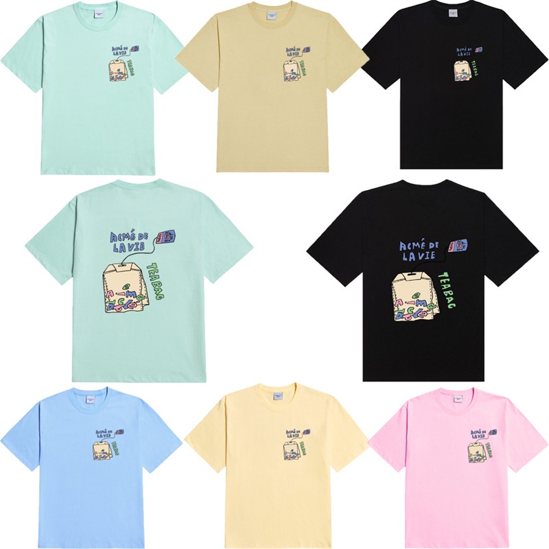 ADLV Áo Thun Tay Ngắn In Hình Thời Trang Dành Cho Nam Nữ