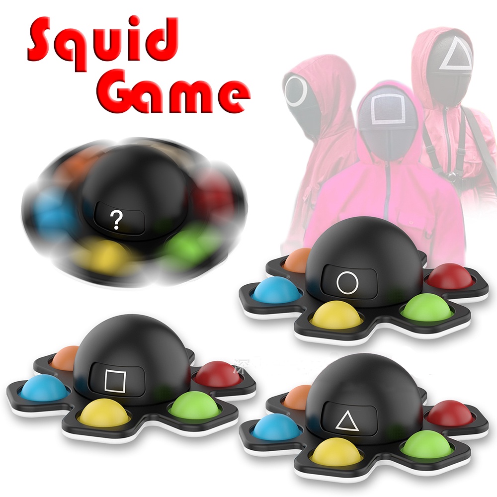 Con quay đồ chơi Fidget Spinner hình bạch tuộc giúp giảm stress