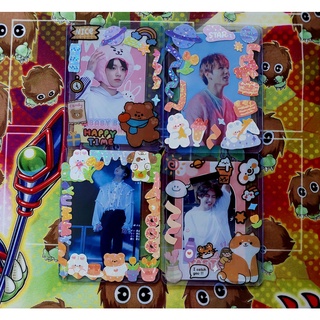 Toploader trang trí sẵn, trang trí card idol toploader deco sẵn
