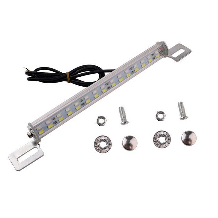 Thanh 30 bóng Led Soi biển số xe oto 30W, Trắng đỏ