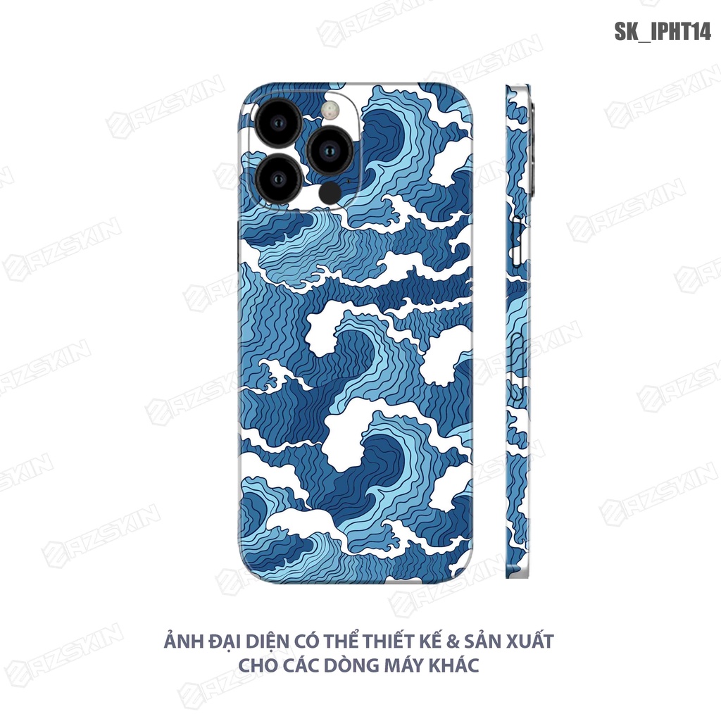 Miếng Dán Skin Hình Họa Tiết Full Lưng Viền Cho IPhone 7 - 14 Pro Max |SK_IPHT14| Chất Liệu Chính Hãng, Bền màu, Dễ Dán
