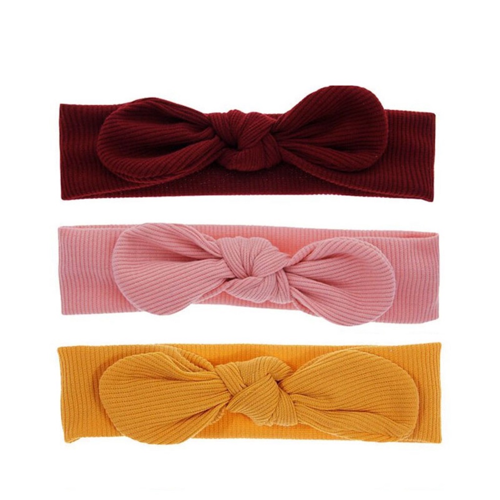 Turban Cho Bé, Bờm Tóc xinh, Vải Tăm mềm, siêu co giãn, mềm mại, an toàn cho bé