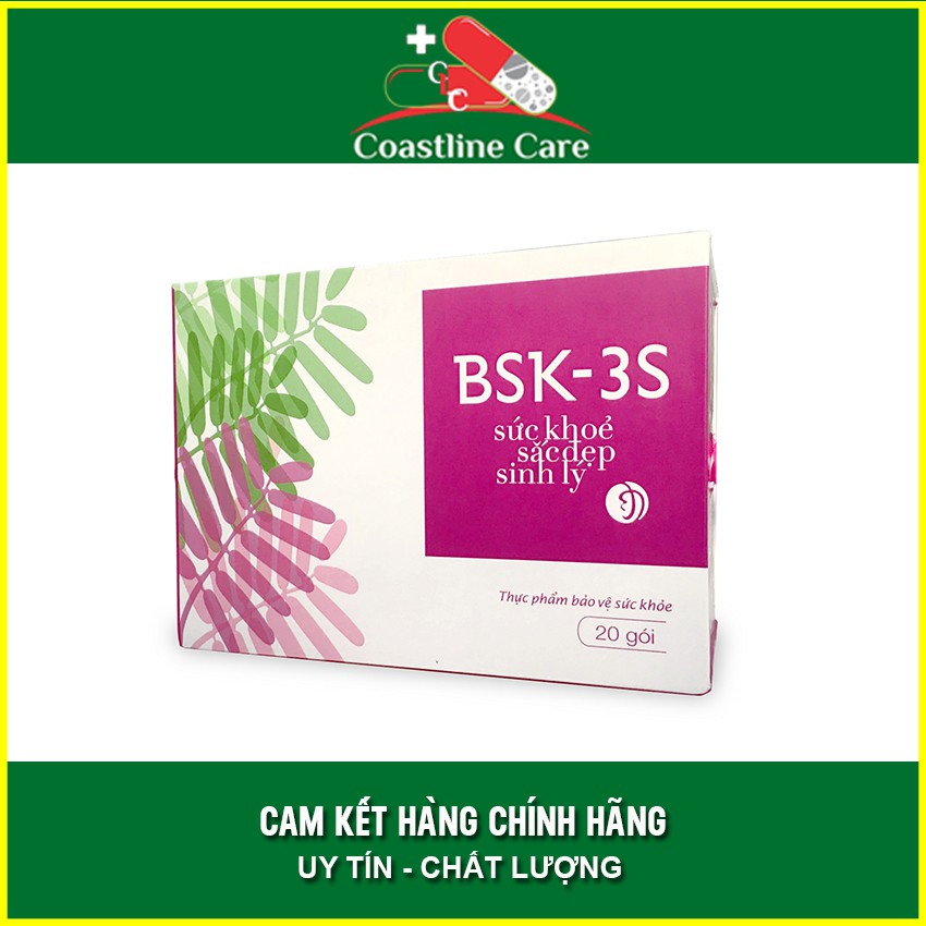 BSK-3S Hộp 20 gói Giúp tăng sức đề kháng, đẹp da, cải thiện sinh lý - Coastlinecare Pharmacy