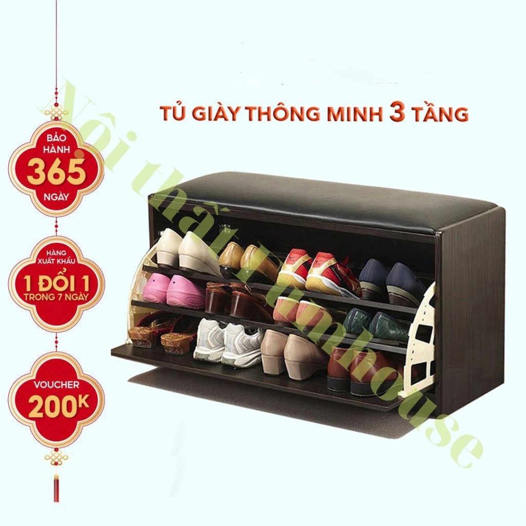 Tủ giầy thông minh FUNHOUSE chất liệu gỗ MDF cao cấp - A22