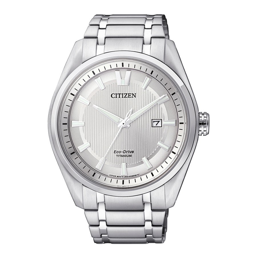 Đồng Hồ Nam Citizen Dây Titanium AW1241-54A - Mặt Trắng (Sapphire)