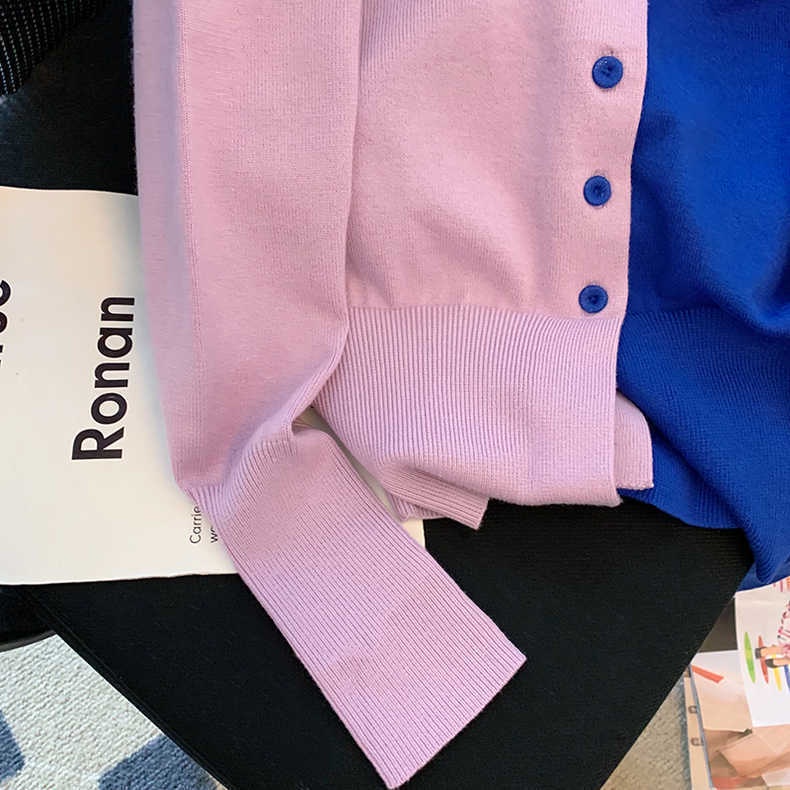Áo Khoác Cardigan Dệt Kim Màu Sắc Xinh Xắn Cho Nữ  tao bao