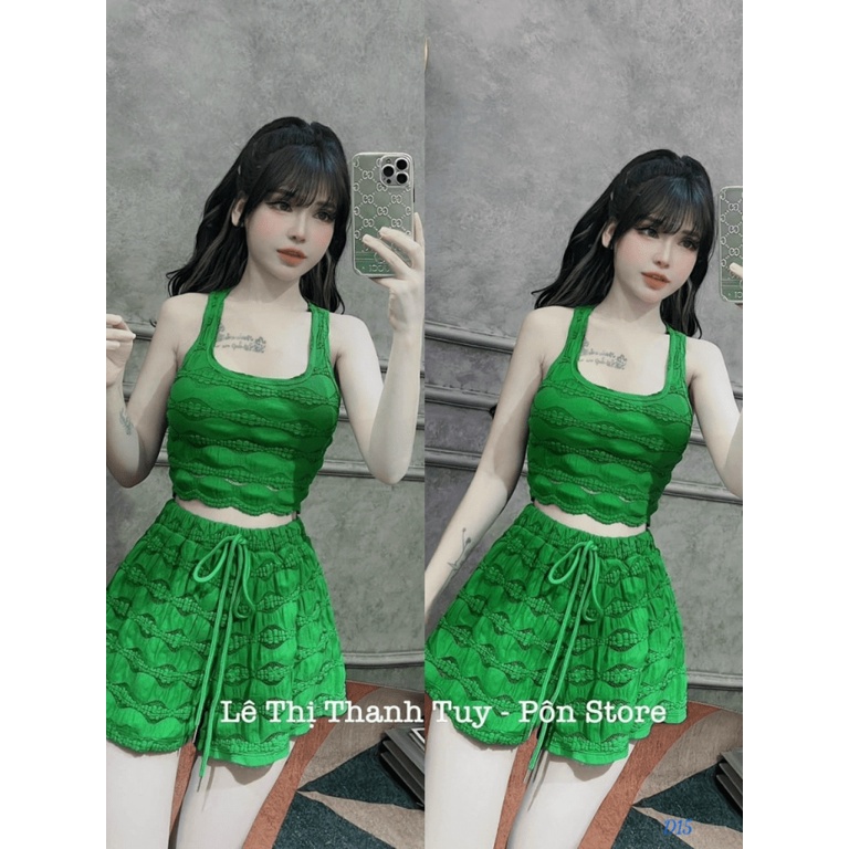 (Mẫu Mới) SET ĐÙI LEN REN SIÊU XINH, MẶC SIÊU THOẢI MÁI UP hhp
