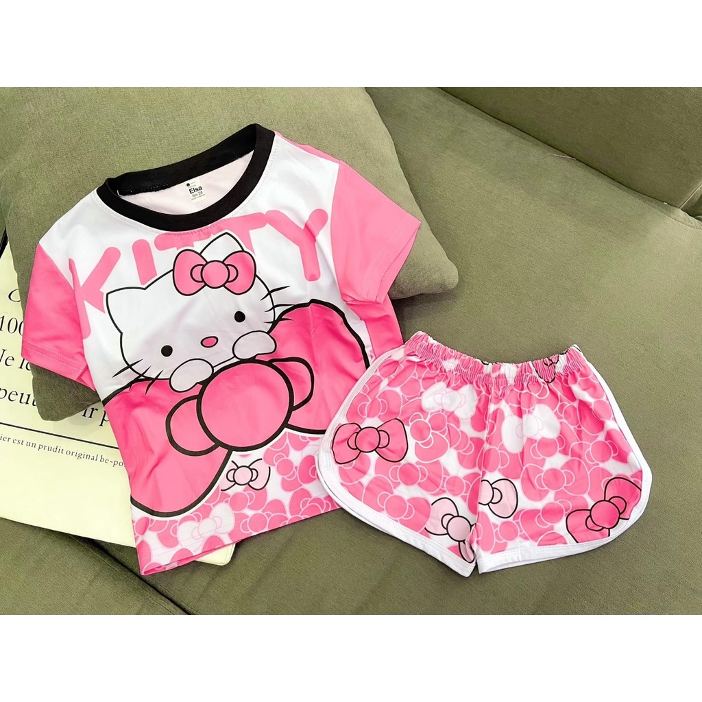 BỘ Đồ Bé Gái in hình 3D. Bộ Đùi (8-40Kg) Chất liệu mềm mịn thoáng mát được các bé gái yêu thích nhất HOT TREND 2022.