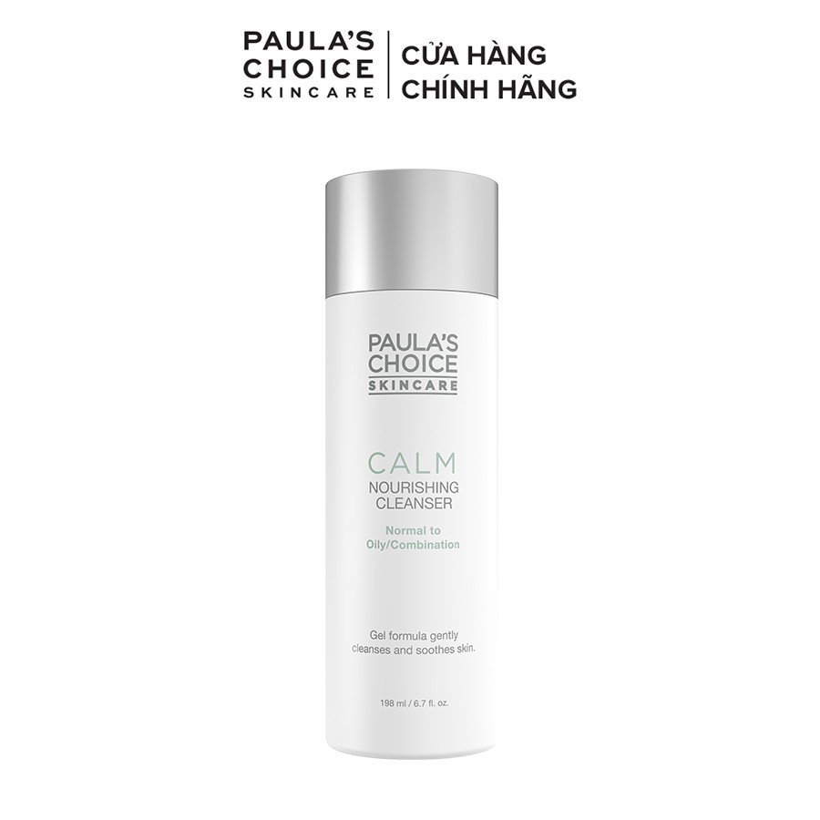 Sữa rửa mặt dịu nhẹ dành cho da dầu nhạy cảm Paula's Choice Calm Nourishing Cleanser 198ml - 9150