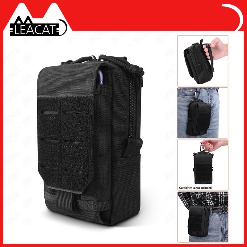 Túi đeo thắt lưng LEACAT 1000D nylon đựng dụng cụ và điện thoại di động khi đi ngoài trời dành cho nam