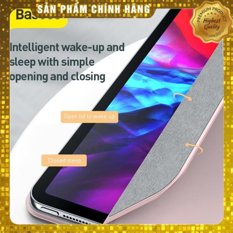 Bao da chống sốc siêu mỏng 1.5mm cho iPad Pro 12.9 2020 hiệu Baseus Simplism Gen 2 - Hàng chính hãng
