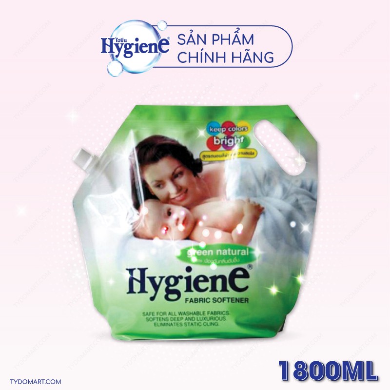 Nước xả vải Hygiene (Túi) 1800ml Đầy Đủ 6 Màu