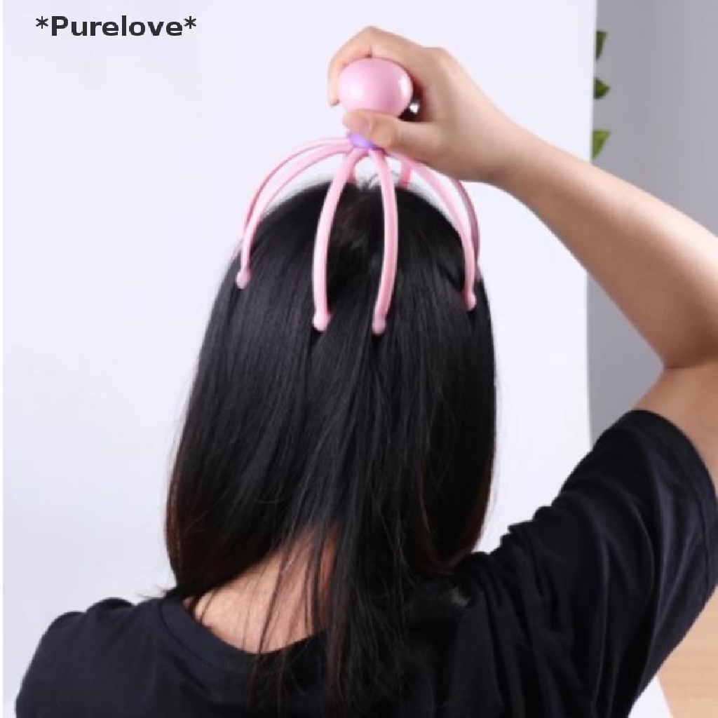 1 Dụng Cụ Mát Xa Đầu Hình Đầu Bạch Tuộc Giúp Giảm Căng Thẳng Hiệu Quả