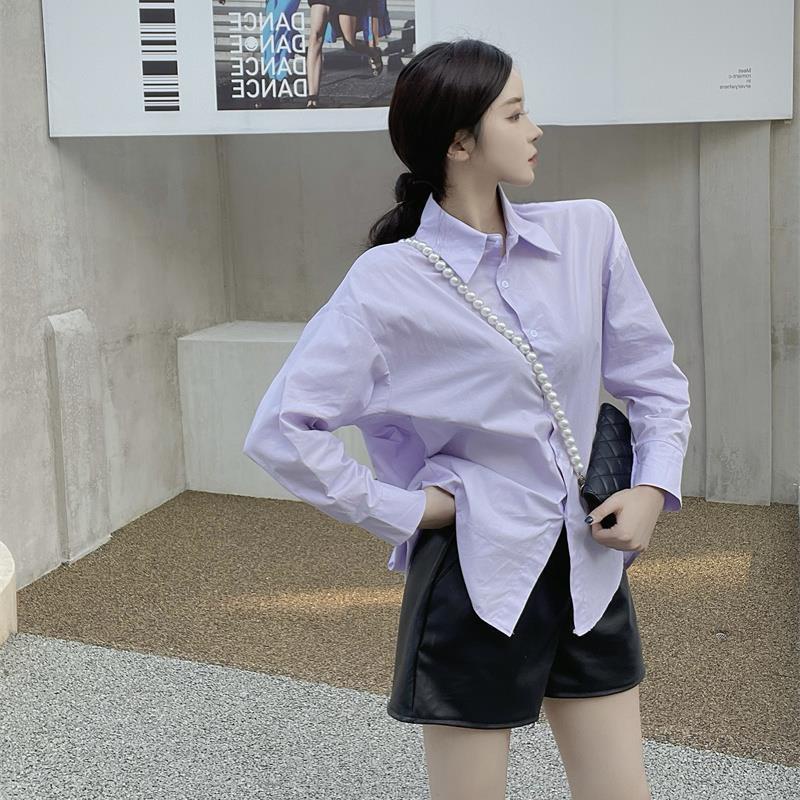 Set Áo Sơ Mi Tay Dài + Áo Len Không Tay Phong Cách Hàn Quốc Dành Cho Nữ