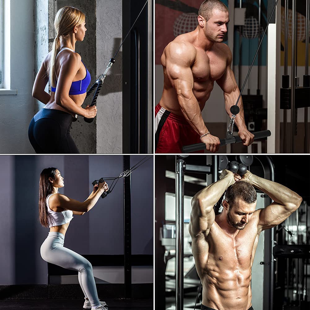 Bộ Dây Cáp Ròng Rọc Tập Gym Tại Nhà Tiện Lợi Valeo