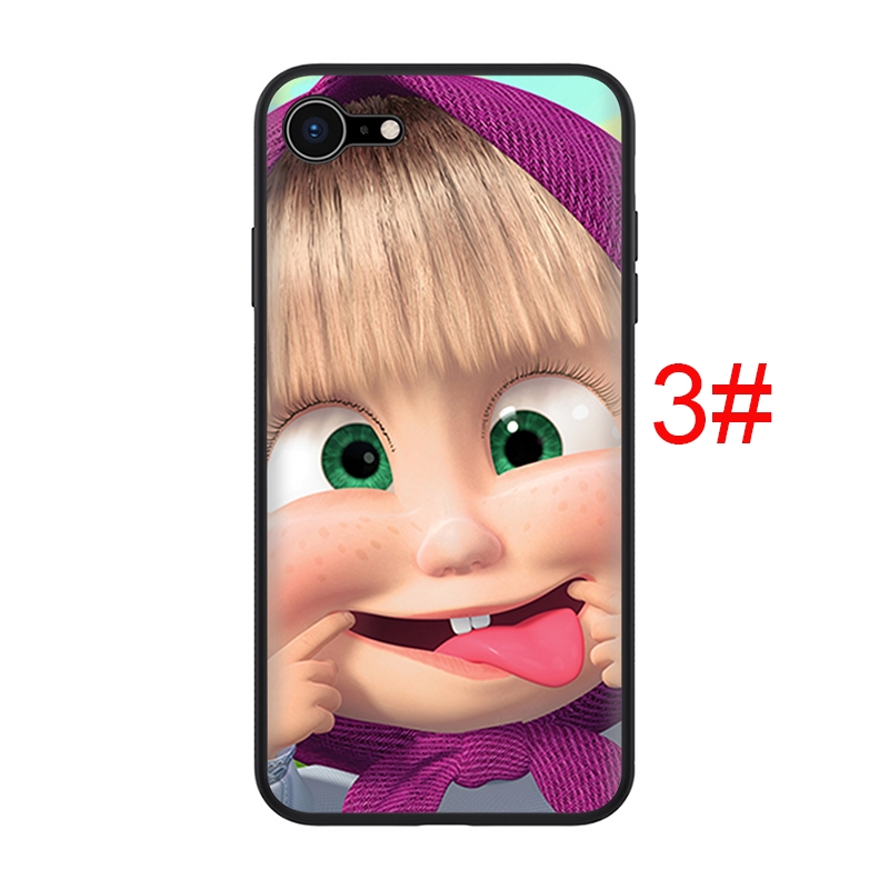 Ốp Điện Thoại Dẻo Họa Tiết Hoạt Hình Masha And The Bear Cho Iphone 11 Pro Xs Max Xr X 8 7 6s 6 Plus 5s 5 Se 2020 D59