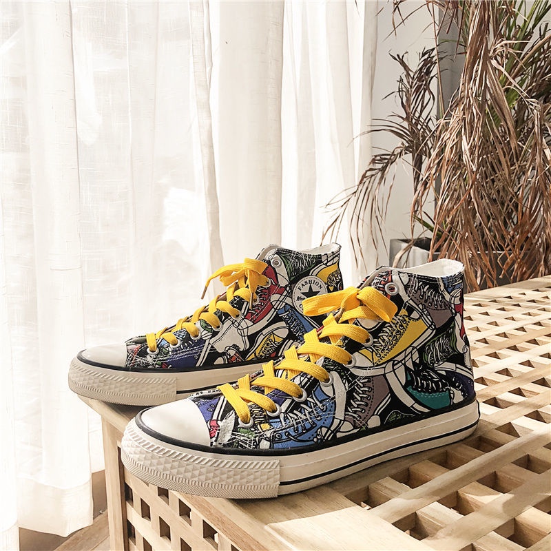 Giày Thể Thao Cao Cổ Phong Cách Hip Hop Mới Cho Nam