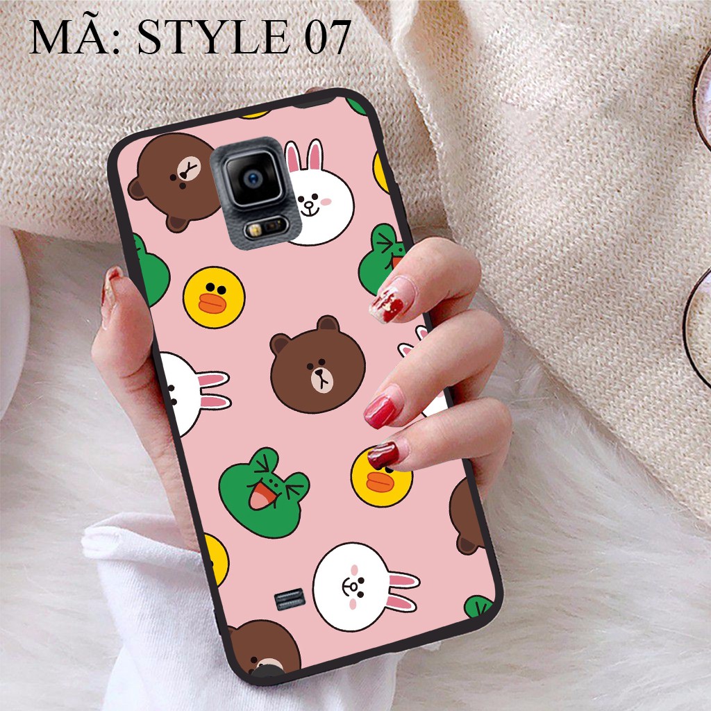 Ốp lưng Samsung Note 4 viền dẻo TPU BST Phong cách