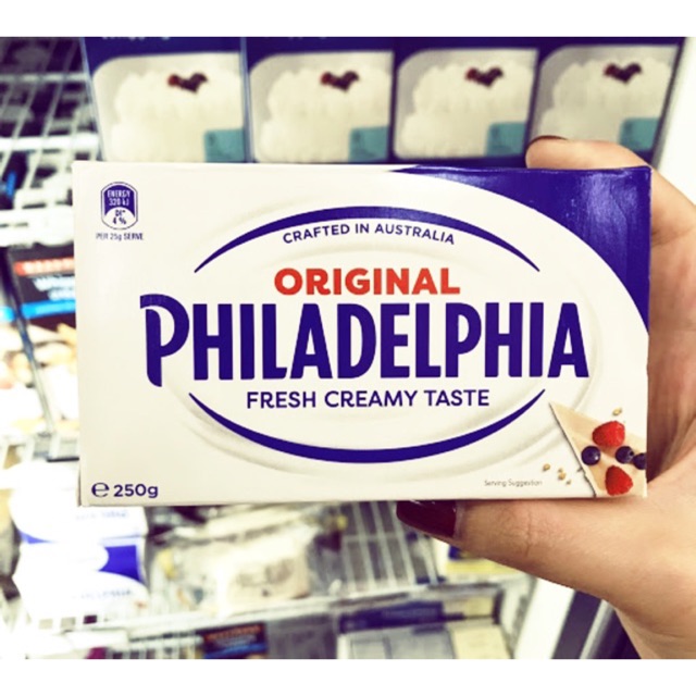 Phô Mai Kem Cream Cheese Philadelphi Kraft 250 gram Chỉ giao hỏa tốc trong