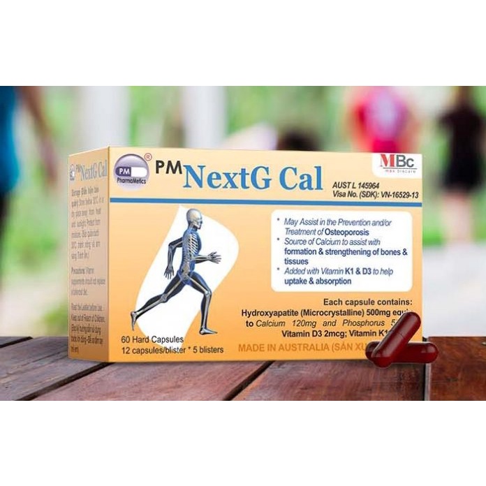 Canxi hữu cơ NextG Cal - Bổ sung canxi cho bà bầu và người thiếu hụt