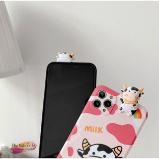 ỐP IPHONE BÒ SỮA LEO SIÊU CÁ TÍNH - ĐỦ CÁC DÒNG MÁY 