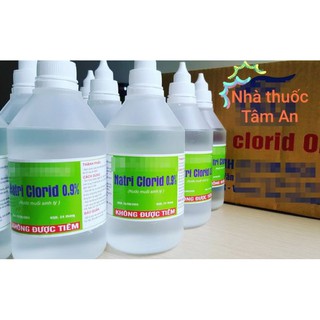 Nước muối sinh lý nacl 0.9% chai 500ml