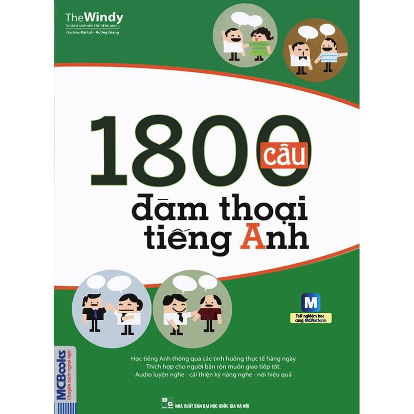 Sách - 1800 câu đàm thoại tiếng Anh