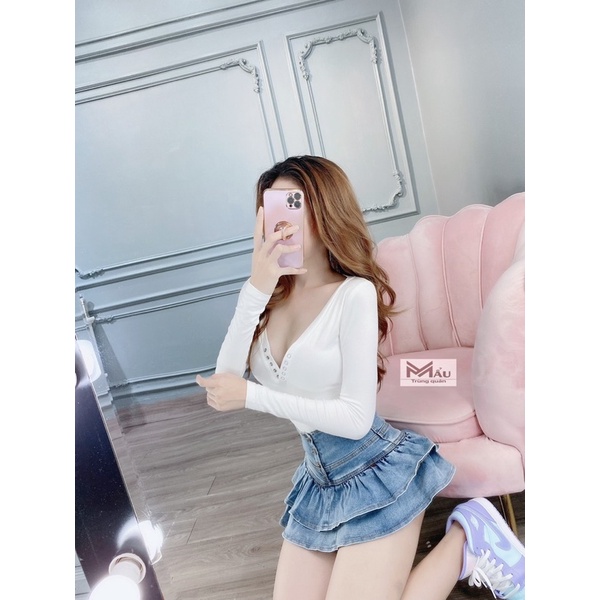 Áo bodysuit dài tay