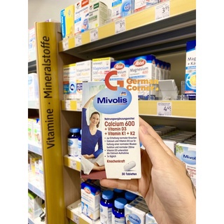 Viên uống mivolis canxi 600 + vitamin d3 + vitamin k1 + vitamin k2 - ảnh sản phẩm 2