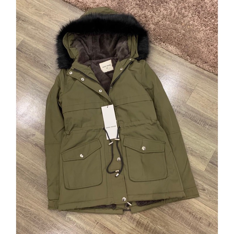 Áo parka lót lông