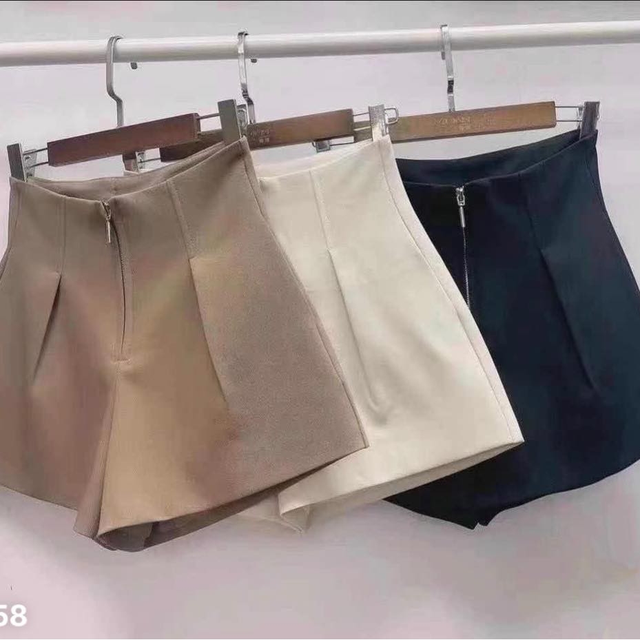 (MẪU MỚI-FREESHIP) QUẦN SHORT LƯNG CAO KHÓA HÔNG❤️CHIBEST_AD058