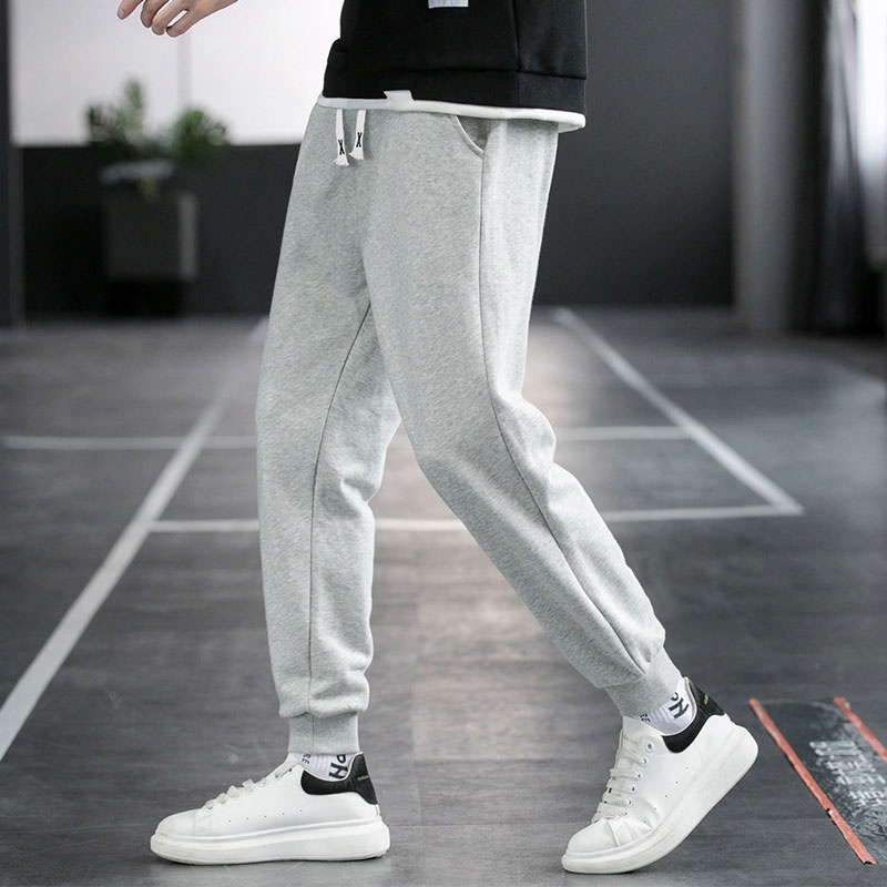 Quần Dài Thể Thao Màu Sắc Đơn Giản Phong Cách Hàn Quốc Cho Nam