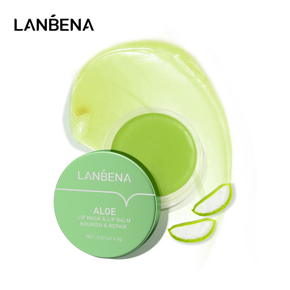 (Hàng Mới Về) Mặt Nạ Môi Lanbena Chiết Xuất Lô Hội Dưỡng Ẩm 6.5g | BigBuy360 - bigbuy360.vn