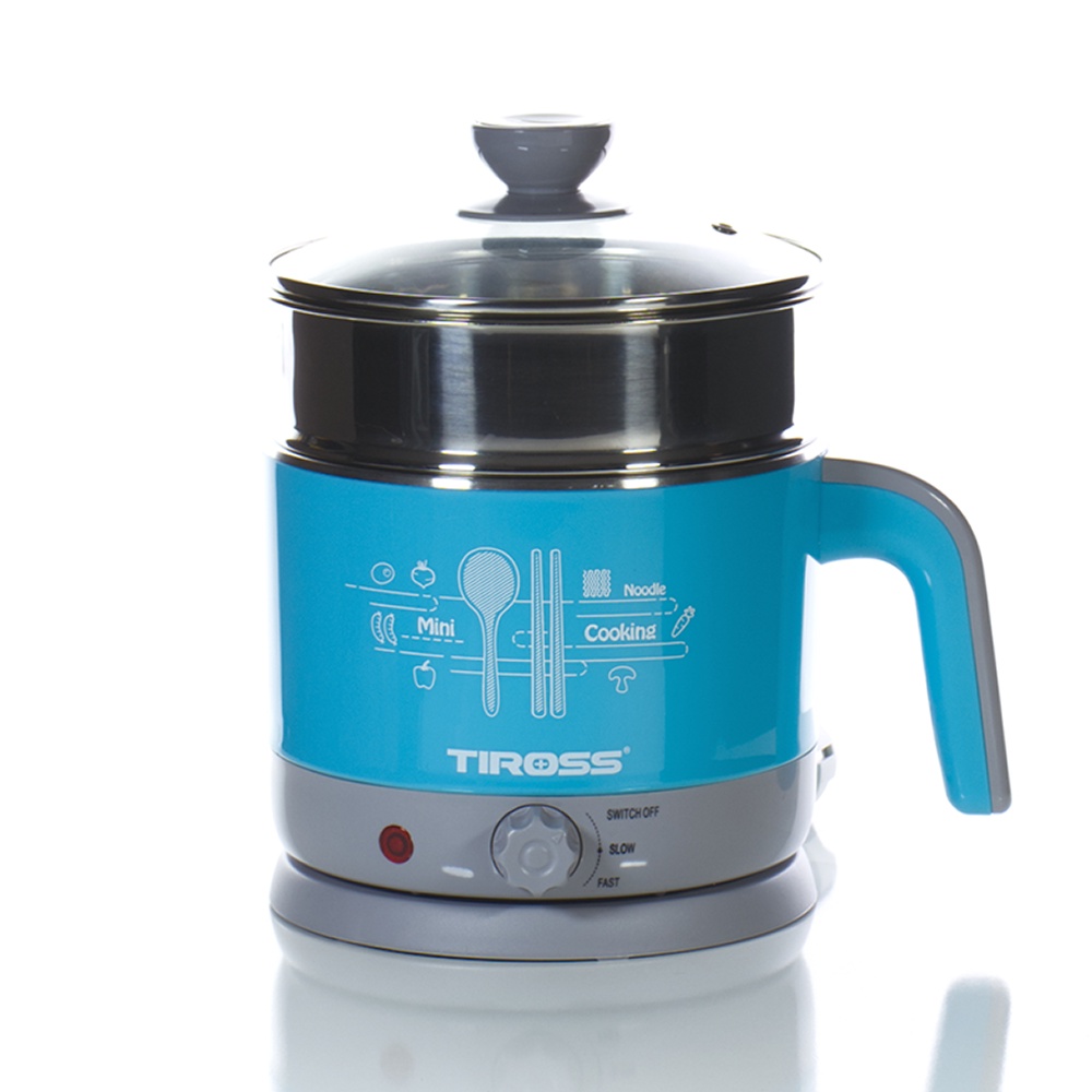 Nồi Điện Mini Tiross TS1366, 1.2L, Hàng Chính Hãng, Bảo Hành 12 Tháng