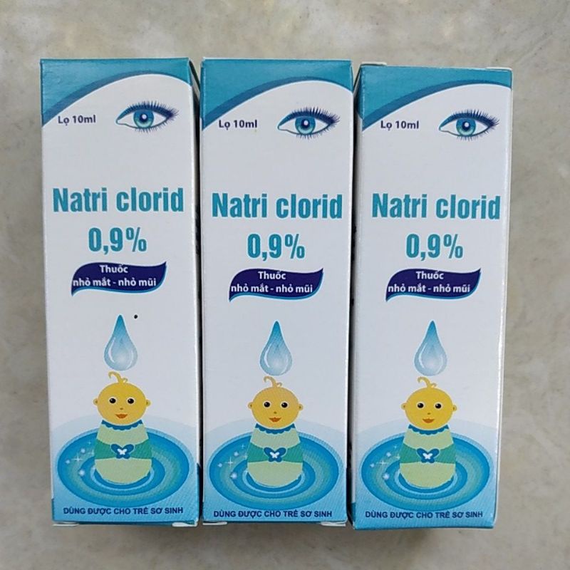 Combo 10 lọ nước muối sinh lý rửa mắt mũi NaCl 0,9% Nam Hà - Nước muối HẢI PHÒNG - Thanh Hóa - HCM