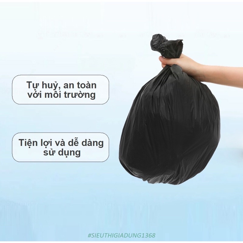 Túi đựng rác tự phân huỷ sinh học kích thước 55x65cm
