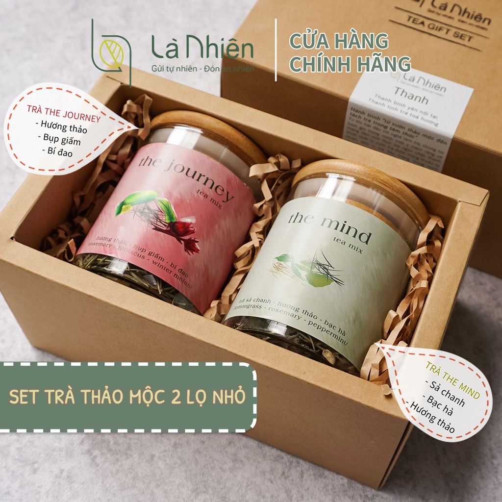 Quà Tặng Mẹ, Sinh Nhật Trà Thảo Mộc Hộp Giấy Ý Nghĩa. Set Quà Tặng doanh nghiệp THANH - Là Nhiên