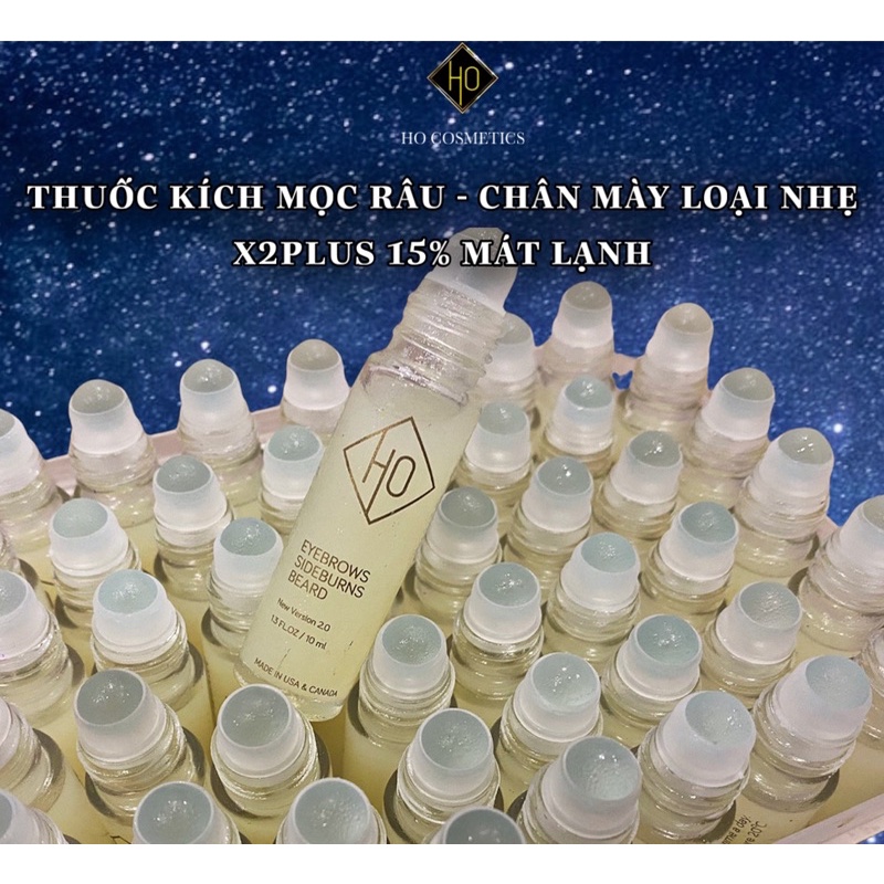 [NHÀ PHÂN PHỐI]Sản Phẩm Mọc Chân Mày Râu Ho X2Plus &amp; X3Plus 10ML