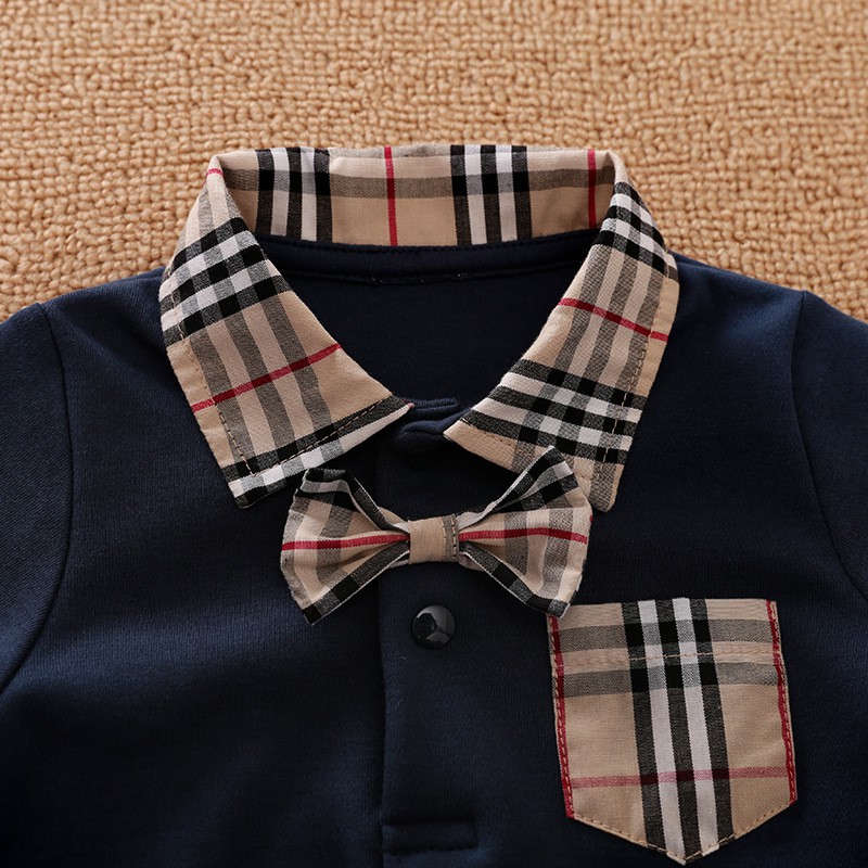 Bộ áo liền quần cotton thun co giản cho bé siêu cute,phong cách châu âu 80122