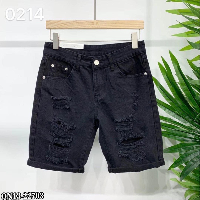 quần ngố kiểu rách hàn quốc