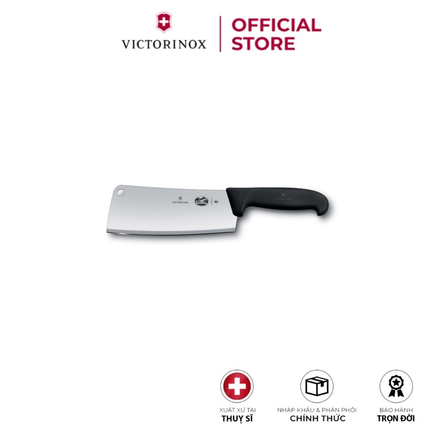 Dao bếp chặt Victorinox Kitchen Cleaver -18cm -291gr - Fibrox Handle