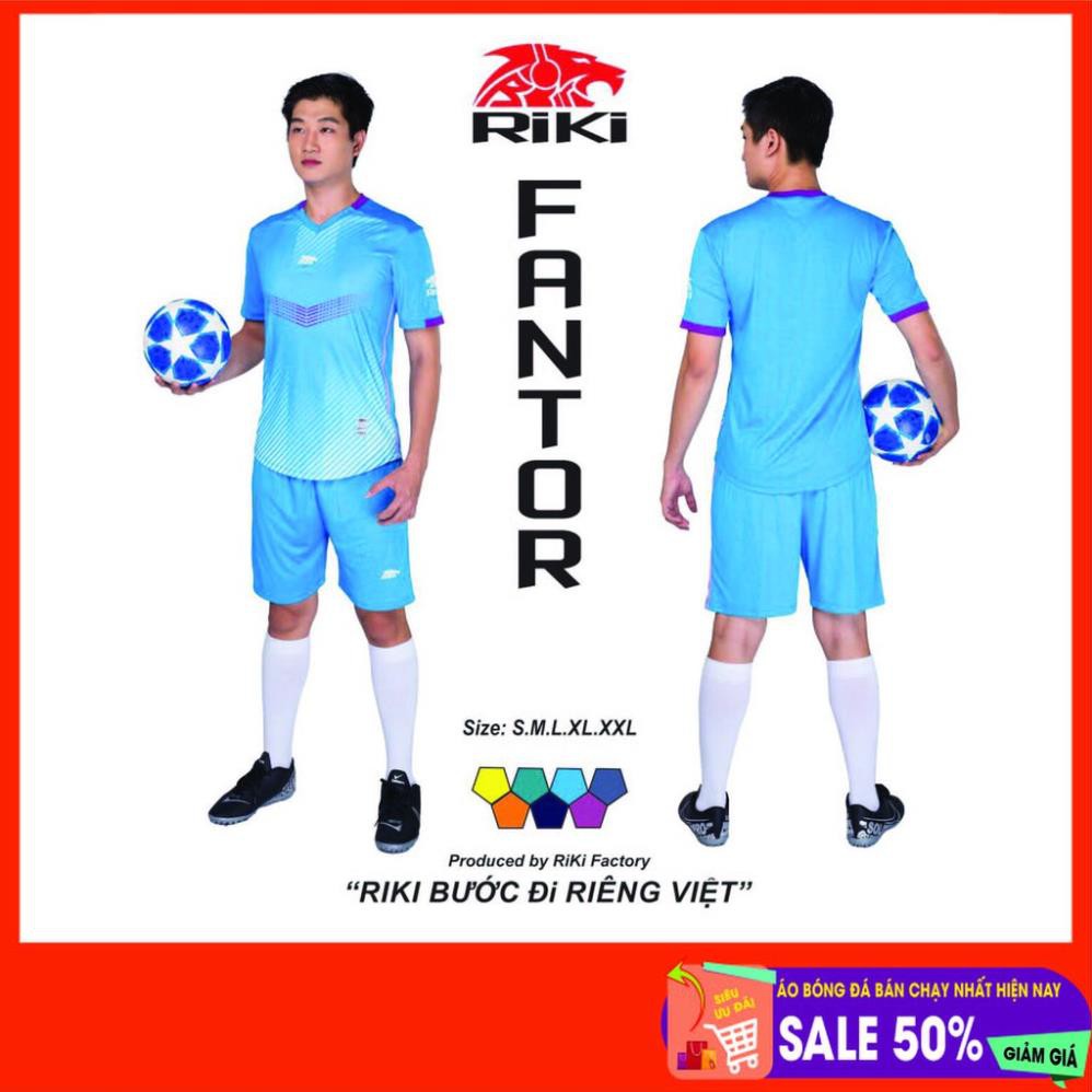 Bộ áo bóng đá không logo RiKi sẵn kho, giá tốt