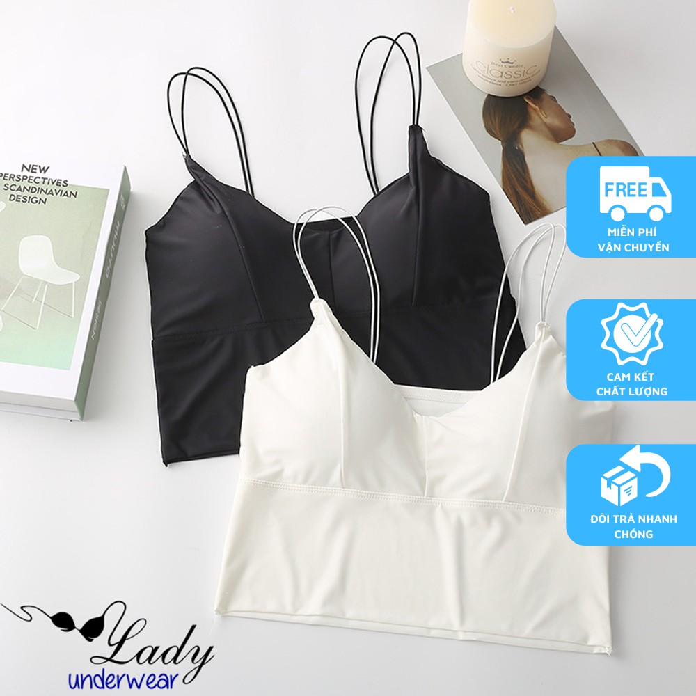 Áo bra nữ phong cách hàn quốc, Áo Bralette nâng ngực không gọng mẫu xuân hè 2021 free size