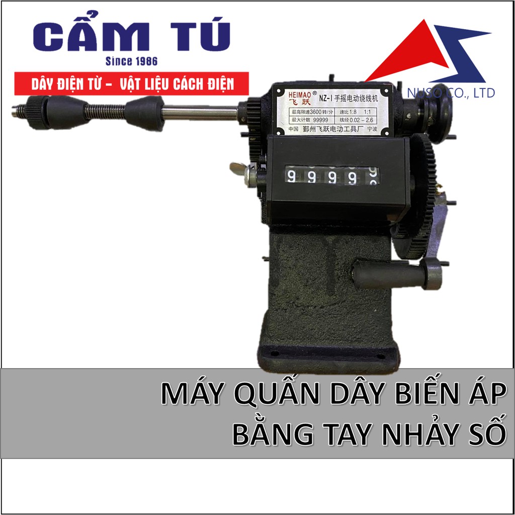 Máy Quấn Dây Biến Áp Bằng tay Nhảy Số