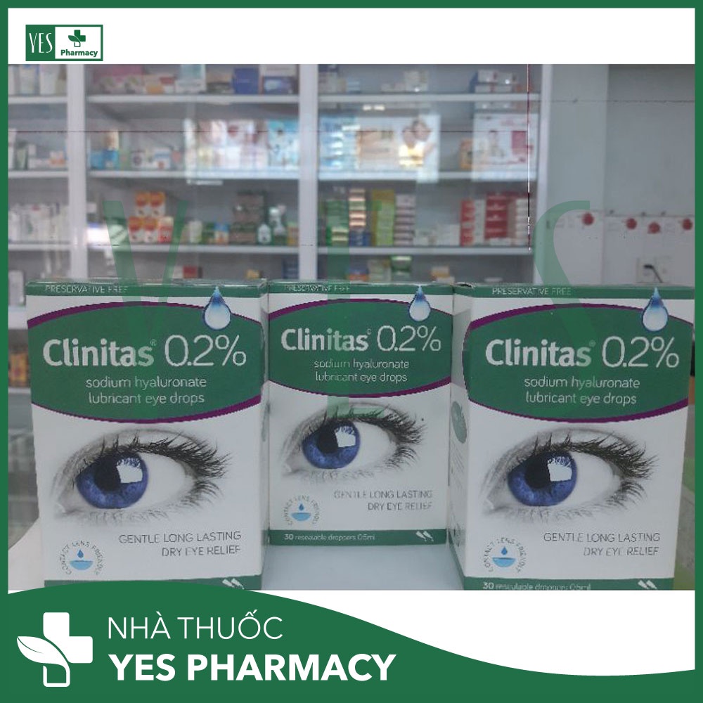 Dung dịch nhỏ mắt Clinitas® 0.2% - Nhà thuốc Yes Pharmacy