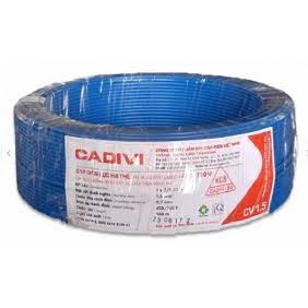 Dây điện đơn cadivi 1.5 mm2 CV 1.5 cuộn 100m.bán lẻ theo mét