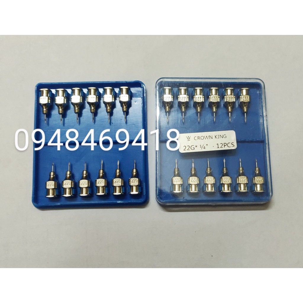 1 Vỉ 12 cái Kim tiêm gia cầm siêu ngắn CROWKING